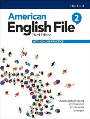 American English File 2 3rd SB+WB+DVD کتاب امریکن انگلیش فایل 2  (رحلی تحریر)