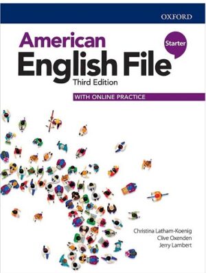 کتاب American English File Starter 3rd کتاب امریکن انگلیش فایل استارتر (رحلی)