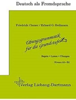 کتاب گرامر زبان المانی ubungsgrammatik fur die Grundstufe Niveau A2 B2