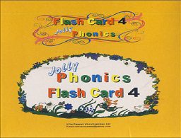 Jolly Phonics 4 Flash Cards فلش کارت جولی فونیکس 4