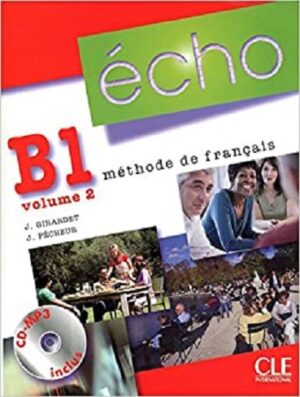 echo b1 volume 2 methode de francais+ cahier + cd (رنگی)