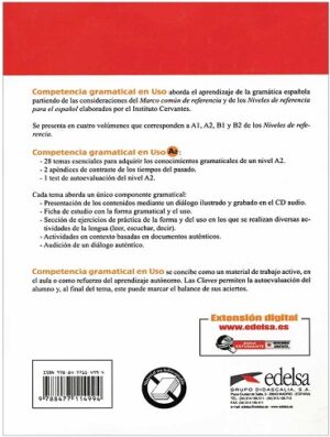 کتاب Competencia gramatical en USO A2+CD (رنگی)