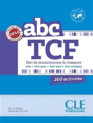 کتاب زبان ABC TCF - Conforme epreuve 2014 - Livre + CD رنگی