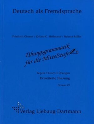 Ubungsgammatik fur die Mittelstufe Verlag Liebaug-Dartmann دستور زبان برای سطح متوسط ​​