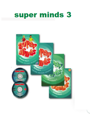 Super minds 3 + CD دوره کامل کتاب سوپرمایند 3 (4 جلد کتاب +CD)